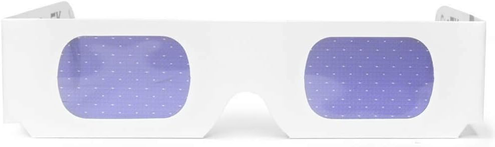 Paper Cardboard Diffraction Glas - Great for Christmas Lights, Parties, Raves, Musikfestivaler, Light Shows, Fyrværkeri