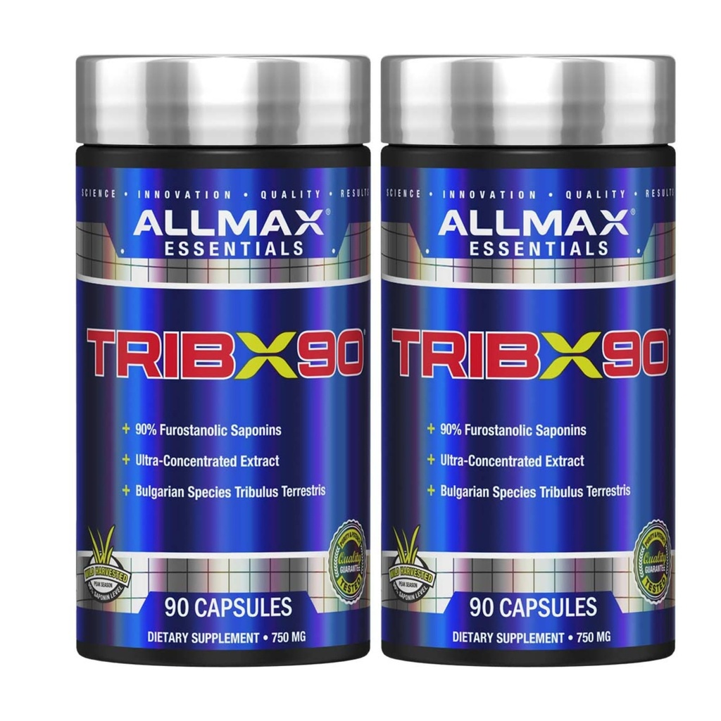 ALLMAX Nutrition Trib X 90, Bulgarsk Tribulus Ultra-koncentreret ekstrakt, 90 kapsler