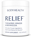 BodyHealth Inflam Relief, Fælles tillæg, Relief for Tilbage, Knæler, Hænder, med gurkemeje, Boswellia, Ingefær, Alle naturlige, ikke-GMO, Gluten Free (90 kapsler)