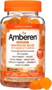 Amberen Menopause Kosttilskud til kvinder, Multi- symptom Relief, E-vitamin & Unique Amberen Compound, Hjælper Support Hormone Balance, Hot Flashes & Night Sweats, Sugar Free, Orange Flavor, 60 gummies