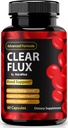 Clear Flux piller, officielle ClearFlux kapsler, All- Natural Support, Premium support til at opretholde stabile niveauer og sund cirkulation, Alle naturlige Clear Flux Health Anmeldelser (60 Kapsler)