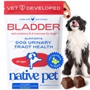 Indfødt kæledyr hund UTI Behandling - Cranberry supplement til hunde Bstige Control & Nyrestøtte - Forebyggende urinvejsinfektion og urininkontinens - Lavet med Real Cranberry Extract - 120 Tyre