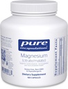 Rene indkapslinger Magnesium (citrat / malat) - Magnesium supplement til støtte ernæringsmæssig udnyttelse, energi, Bones & Heart Health * - med Magnesium Citrat & Malat - 180 kapsler