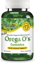 NORDAMERICAN HERB & SPICE Orega O 's - 60 Gummies with Wild Mountain Oregano & Black Seed Oil - Non- GMO - 30 Servere