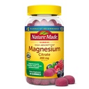 Nature Made High Absorption Magnesium Citrate 200 mg per portion, Magnesium supplement til muskel, nerve, ben og hjerte støtte, 60 Magnesium gummies, 30 dages forsyning
