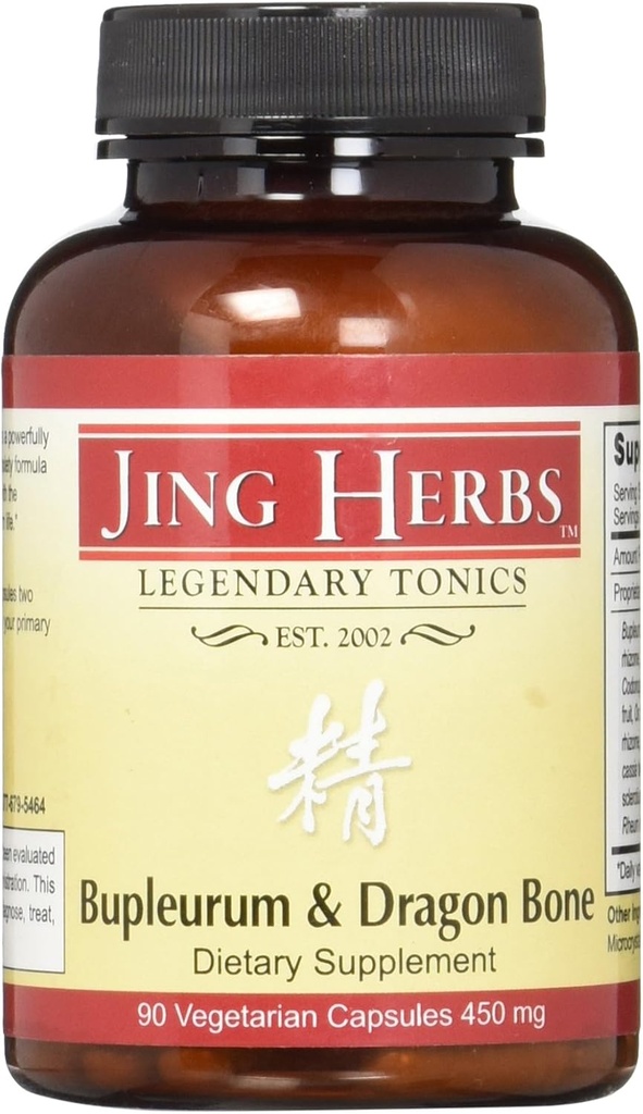Jing Herbs Bupleurum & Dragon Bone 90 Capsules