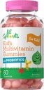 Carlyle Kids Multivitamin Gummies med Probiotechnopel 124; 60 tyggetabletter 124; Berry Flavor 124; Vegetar, Non- GMO, Gluten Free Children 's Supplemented 124; af Lil' Spruds
