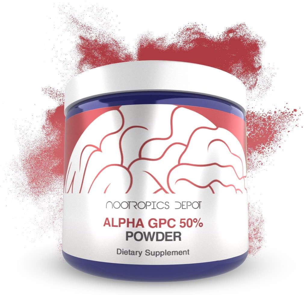 Nootropics Depot Alpha GPC Powder (50%) Note 124; 60 Grams