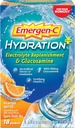 Emergen- C Hydration + Sports Drink Mix med C-vitamin (18 Greve, Orange Spritz Flavor med Glucosamin), Electrolyte Replenison, 0,34 Ounce Powder Pakker