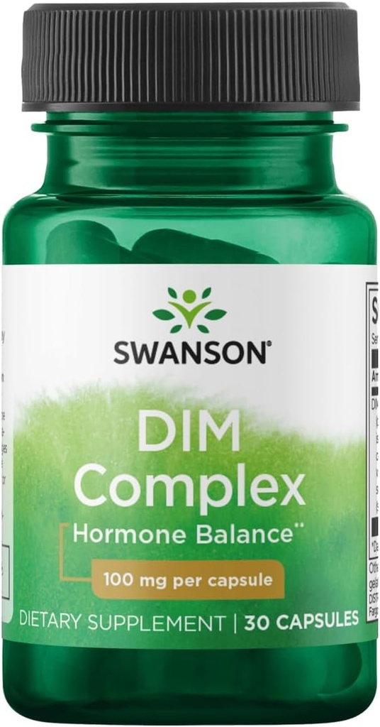 Swanson Dim Complex (Diindolylmethan) 100 Milligram 30 kapsler (1 pakke)