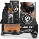 Beard Growth and Grooming Kit - Growth Oil (2Oz), Balm, Comb, E- bog, Storage Bag, Mustache Herre gave sæt til ham