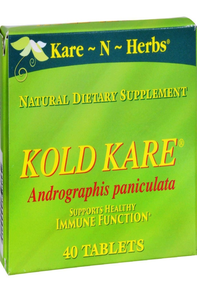 Kold Kare Daglig immunforsvar funktion, 40 Greve • 124; Effektiv mod kulde, Sinus, Allergi Symptomer • 124; Ikke-Habit Forming • 124; Ingen bivirkninger