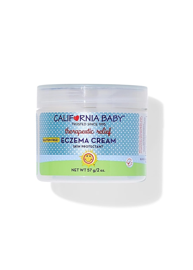 California Baby Eczema Cream er 124; Steroid- Free Eczema Treatment er 124; Colloidal Havregryn + Aloe Vera er 124; Lindrende Eczema Lotion For Kids + Voksne er 124; 57 g / 2 oz.