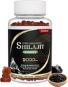 Shilajit Gummies, Pure Himalayan Shilajit Gummies for Mænd, Formel med Rhodiola Rosea, Ginseng Root, Chaga, D-vitamin, Support Energy, Immun & Brain Health, Non-GMO, Vegan, 60 Greve
