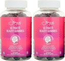 Joyce Giraud Ultimate Beauty Gummies, 60- Day Supply, Understøtter Skin Hydration & Sund Skin Tone, 180 Gummies