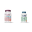 SmartyPants Kvinder Multivitamin Gummies, Sukker Free: Biotin, Methylfolfolat, Omega 3 (ALA), Vitamin D & Teen Guy Multivitamin Gummies: Omega 3 Fish Oil (EPA / DHA), Vitamin D3, C, Vitamin B12, B6