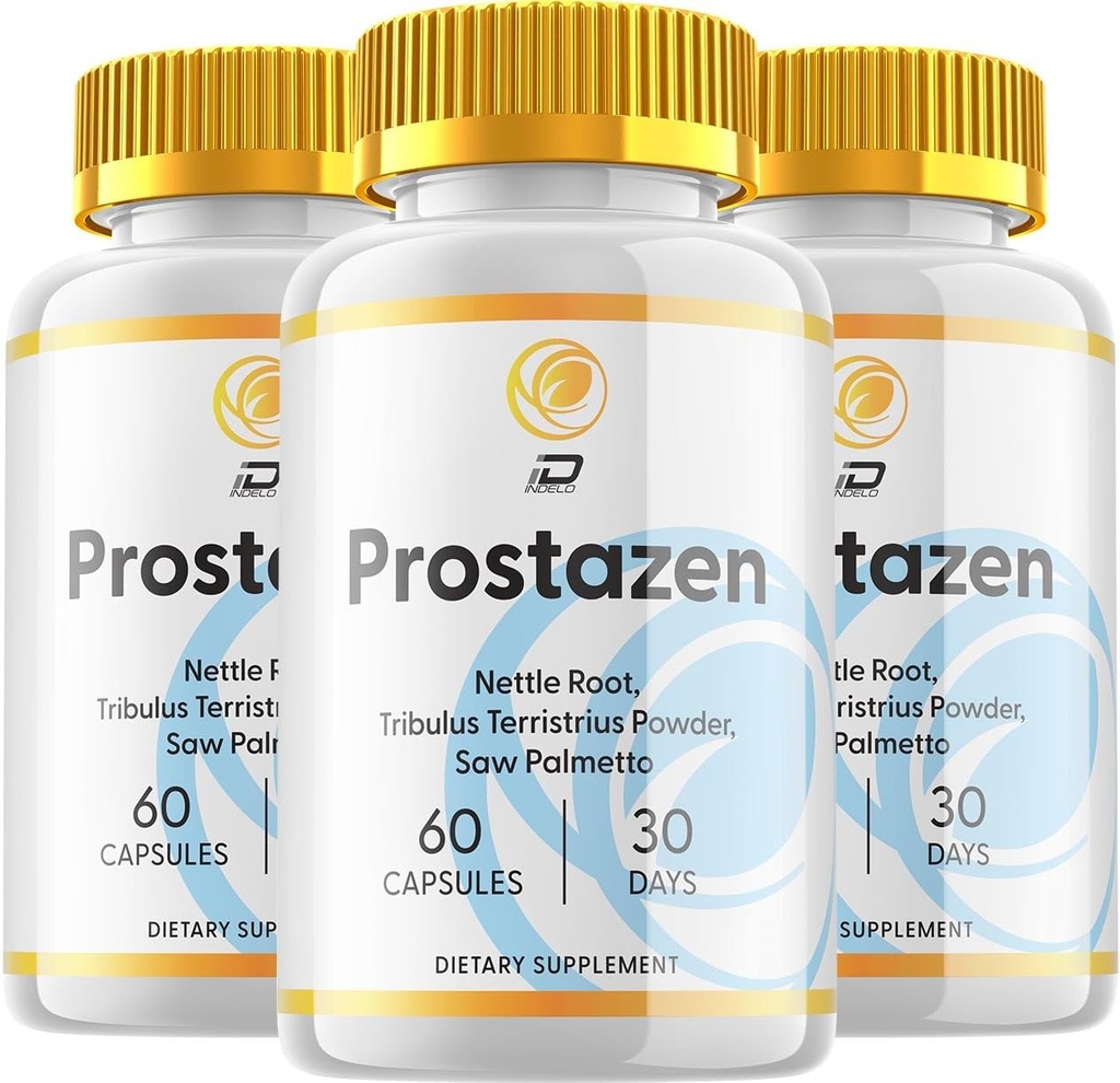 Prostazen Supplement for mænd - Prostazem Advanced Energy Pills, Prostazn Maksimal styrke Kosttilskud Prostazen for mænd sundhed supplement, anmeldelser (3 Pack - 180 kapsler)