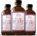 Andi Lynns LittleBerry, Elderberry Syrup til børn med C-vitamin & Zink, Fast- Actioning immunsupport Herbal Supplement, 4 oz (3- Pack)