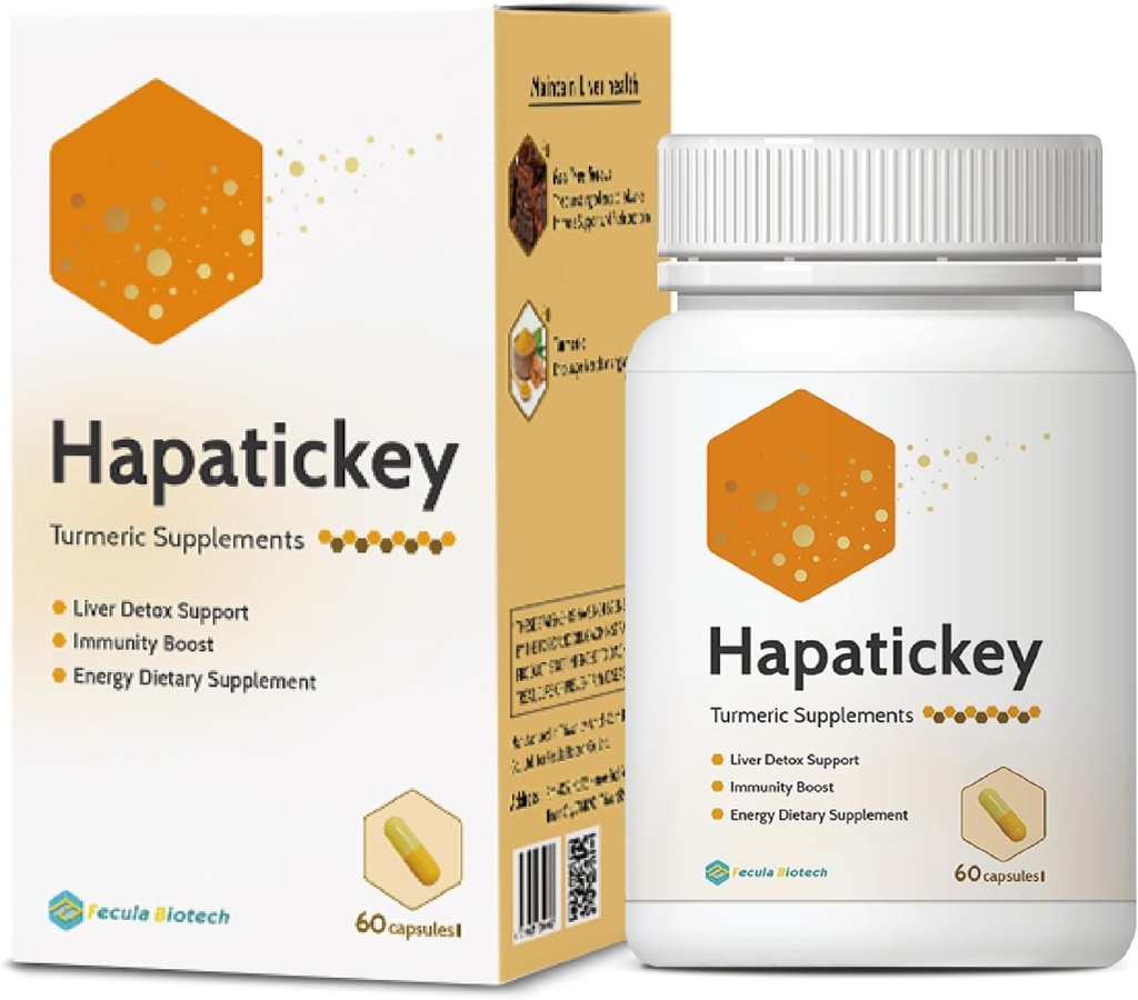 Gurkemeje & Postbiotisk supplement, 60 kapsler - Leverstøtte, Gut Health & Detox - Antioxidant, Cleansing Formel