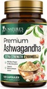 Ashwagandha Kosttilskud - 2100mg Ashwagandha Capsule for Women & Men, Natural Antioxidant Support, Ashwa Root Extract, Extra Strength Calm Support med Black Pepper, Vegan & Gluten Free - 120 Kapsler