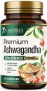 Ashwagandha Kosttilskud - 2100mg Ashwagandha Capsule for Women & Men, Natural Antioxidant Support, Ashwa Root Extract, Extra Strength Calm Support med Black Pepper, Vegan & Gluten Free - 120 Kapsler