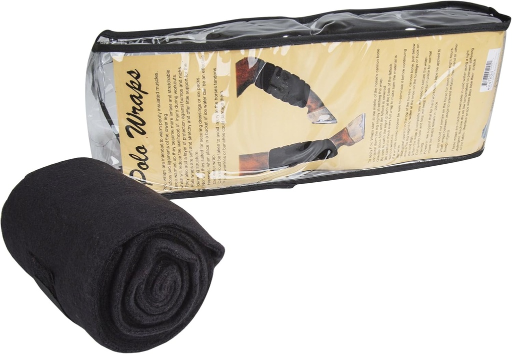 Intrepid International Polo Wraps til heste sæt af 4 Cotton Bandage Wrap, Horse Leg Wraps, Vet Wrap til heste, Horse størrelse, Motion Training Bandage