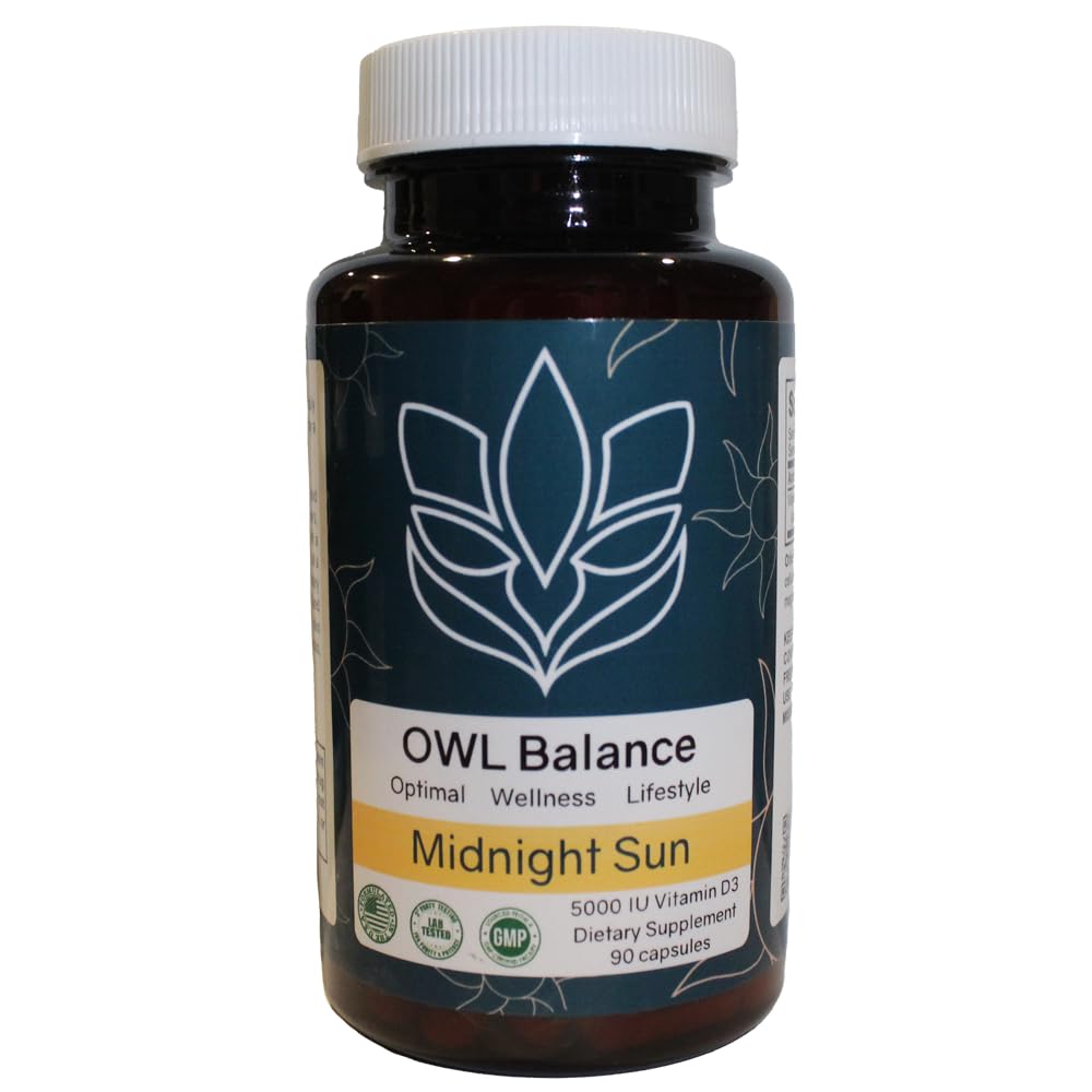 Midnat Sun D3, en Premium Vitamin D3 supplement designet til at understøtte din samlede sundhed og velvære.