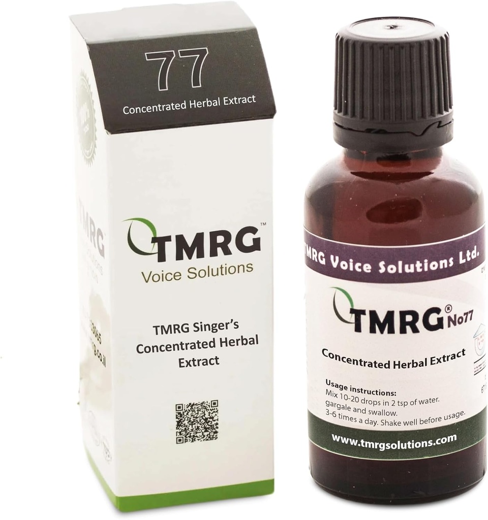 Singers Koncentrerede Vocal Remedy (# 77) -Herbal Solution for Vocal Rehabilitering Measures 124; Reducerer Vocal Pain & Vocal Folds Swelling- Forbedrer Vocal Dybde, Tone og Power Measures 124; Varm-up og stimulerer stemmen