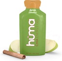 Huma Chia Energy Gel, Apples & Cinnamon, 12 Gels - Premier Sports Nutrition for Endurance Exercise