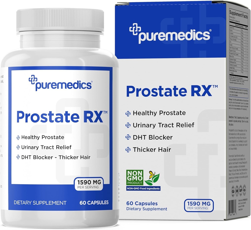 ProstateRX Saw Palmetto, Pygeum & Pumpkin Seed Extract - 124; Prostata & Urinary Health