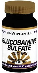 Windmill GLUCOSAMINSULFAT 750MG 30 Kapsler