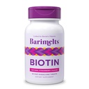 BariMelts Biotin 5000mcg, 90 Fast- Opløsning Tablets (3-måned Tilgang), Sugar- Free Bariatric Vitaminer til kvinder, Natural Strawberry Flavor