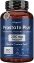 Prostate Plus Natural Prostate Care og Urinary Health Supplement for mænd beriget med Saw Palmetto, B6-vitamin, E-vitamin, Selen og zink. 180 kapsler