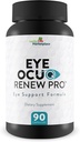 Eye Ocuo Renew Pro - Eye Health Support - Fremme sund Vision Dag & Nat med Vision Kosttilskud - Hjælp Reducere Eye Strain, Eye Tryk, Sløret Vision med Pro Vision Vitamin, Mineraler, & Urter