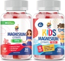 Magnesiumgummier til børn - 500mg og Magnesiumgummier til voksne - 500mg.