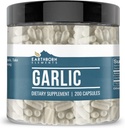 Earthborn Elements Hvidløg 200 Kapsler, Pure & Ufortyndet, Ingen tilsætningsstoffer
