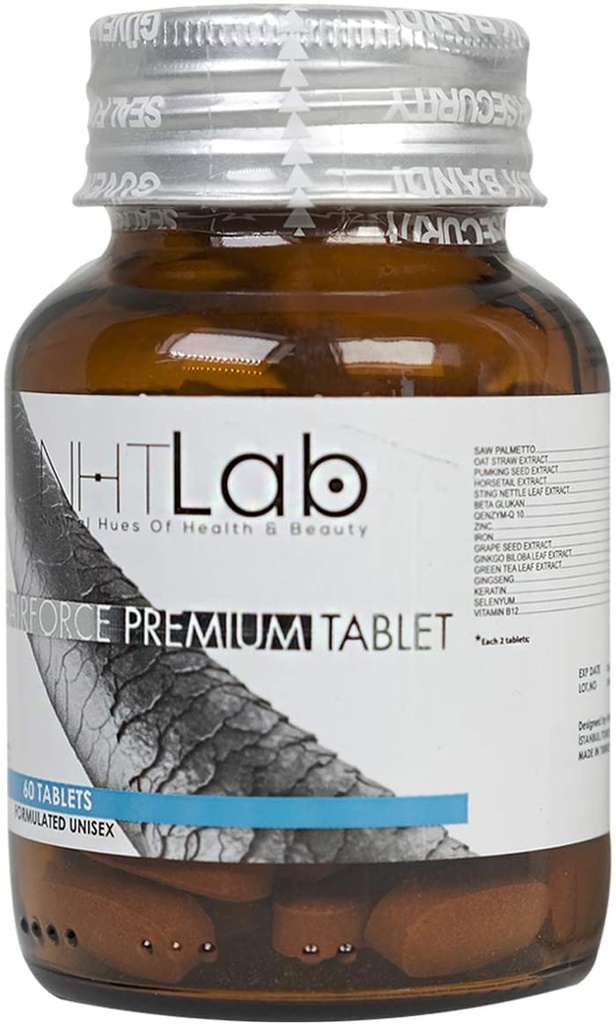 Bedste hårvækst Biotin tabletter til hårtab - Essentielle hår vitaminer Zinktilskud 124; DHT Blocker Vitaminer til mænd & kvinder