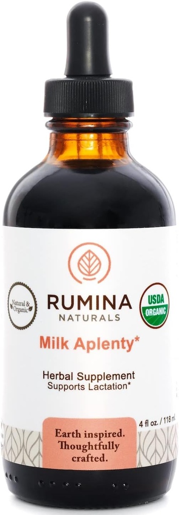 Mælk Arights Amning Supplement: Boost din mælk forsyning naturligt! Certificeret økologisk amning supplement til at øge brystmælksydelse. Fenugreek Free Breast Milk Supplements, Vegan (4 Oz)