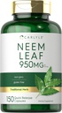 Carlyle Neem Leaf • 124; 950mg • 124; 150 Powder Kapsler • 124; Non- GMO og Gluten Free Formel • 124; Værdistørrelse • 124; Traditionel urtetilskud • 124; Azadirachta Indica