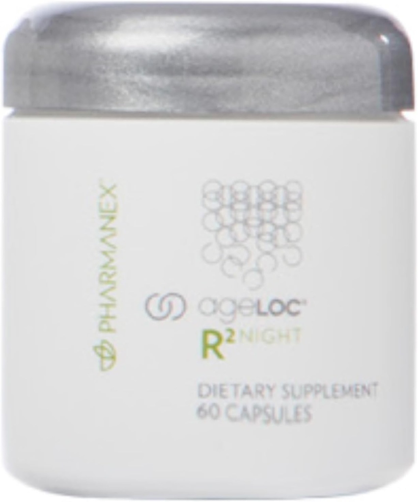 Nu Skin ADLOC R2 Night Blend Note 124; Fornyelse og energi Supplement Note 124; Cellulær Detox & Mental Clarity Note 124; Kosttilskud Broccoli Seed Extract