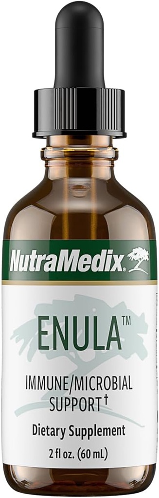 Nutramedicinske enula flydende dråber til antioxidant & immunforsvar - Elecampane Root & Jalap Root Extract til fremme af sund immunforsvar - Biotilgængelig urtetilskud (2oz / 60ml)