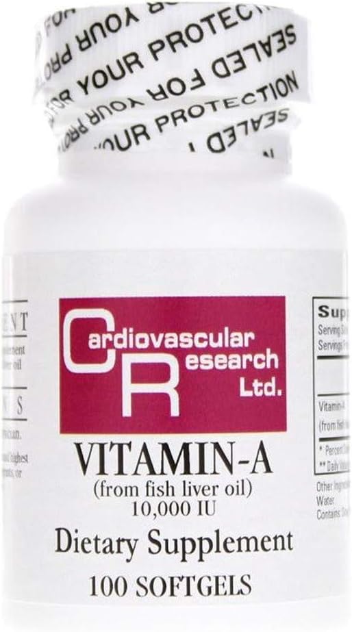 Kardiovaskulær forskning Vitamin - a 10000 Iu, hvid, 100 Greve