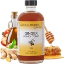 Mickelberry Gardens immunforsvar Ginger Honning Tonic - Økologisk Ginger Skud & Syrup til Immunitet Boost, fordøjelsessygdomme, og Wellness - 4 Oz
