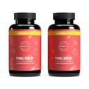 Primær Høst Multivitamin til kvinder Vitamin A, C-vitamin, D-vitamin og E-vitamin B12, B6, Biotin, Zinktilskud, 60 kapsler (Dame 2 Pack)