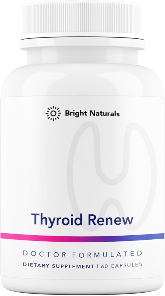 Thyroid Renew Supplement - Kvinder Thyroid Støtte til fokus og energi med Zink Selen kobber og Thyroid Superfood - Lavet i USA, 60 kapsler