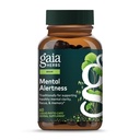 Gaia urter Mental Alerness - Brain Support Supplement til at hjælpe med at bevare fokus og hukommelse * - med Eleuthero, Ginkgo Leaf, Gotu Kola, Rosemary & Havre - 60 Vegansk flydende Phyto- kapsler (15-dages forsyning)