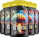 IQ Blast Pro Brain Supplement Capsules – IQBlast Pro All-Natural Maximum Strength Formula for Enhanced Memory and Focus Pills, IQ BlastPro Support and Reviews (5 Pack – 300 Capsules)