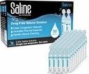 Saline Ampuller - Saline Solution for Nebulizer, Natriumchlorid 0,9%, Nasal rense for babyer, børn, & voksne, Steril Nasal Care, Sårrensning - 50 greve (5 ml hver)