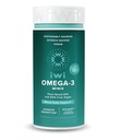 Iwi Omega-3 Mini Softgels (30 Servere), Let at synke, Plant- baserede Alger Omega 3 med EPA + DHA, Whole- Body Support Kosttilskud, Krill & Fish Oil Alternative, Ingen Fishy Eftersmag