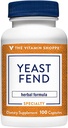 Den Vitamin Shoppe Gær Fend, Herbal Formel for kvinder, Indeholder Kapsel Acid, Lactobacillus og urter (100 kapsler)